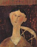 Amedeo Modigliani Portrait of Mrs.Hastings (mk39) Sweden oil painting artist